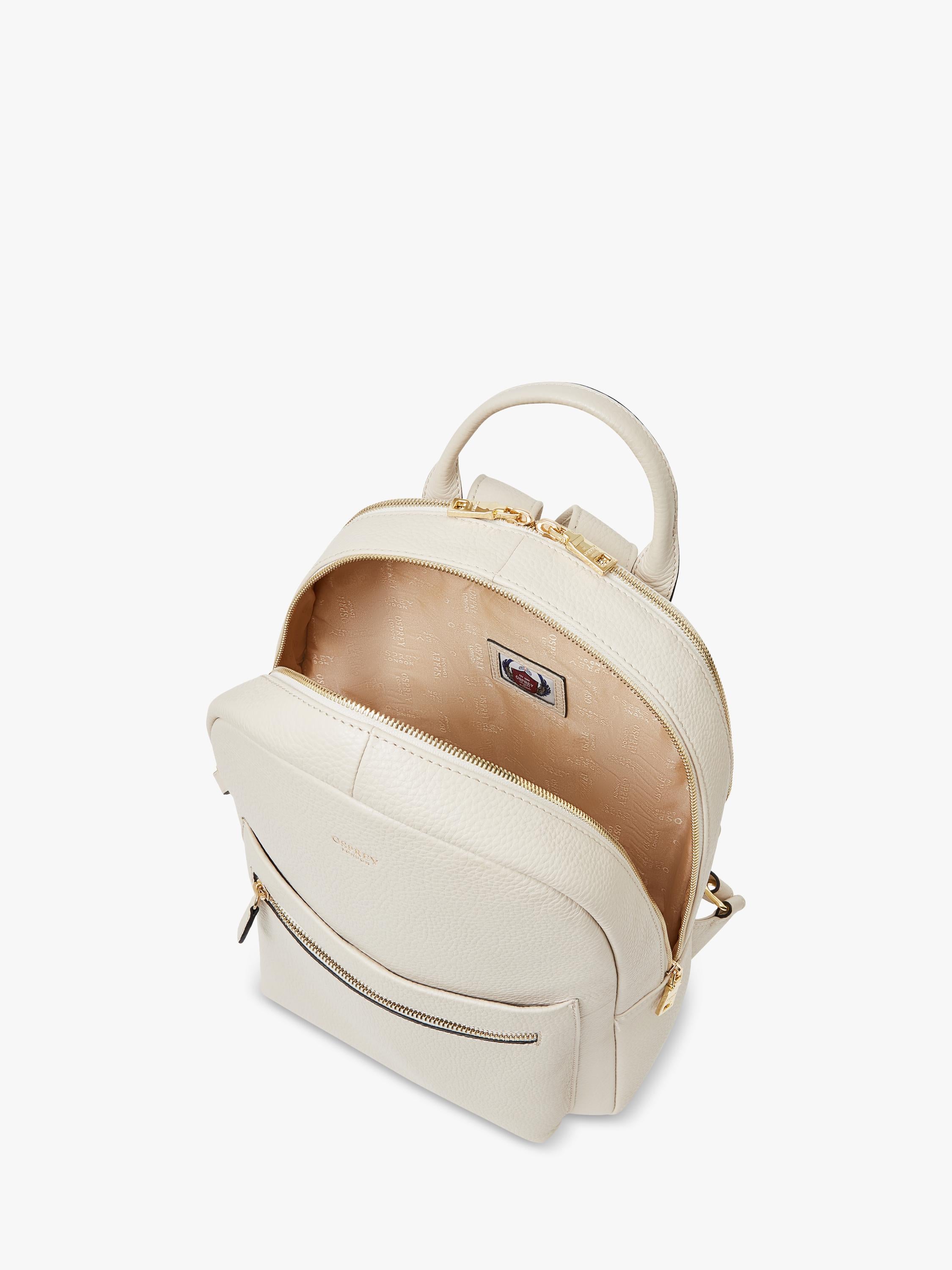 OSPREY LONDON Adaline leather backpack, UK version