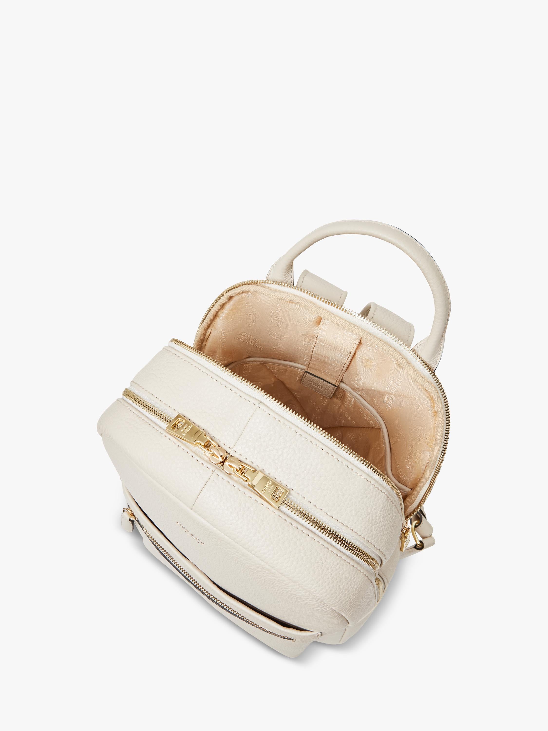 OSPREY LONDON Adaline leather backpack, UK version