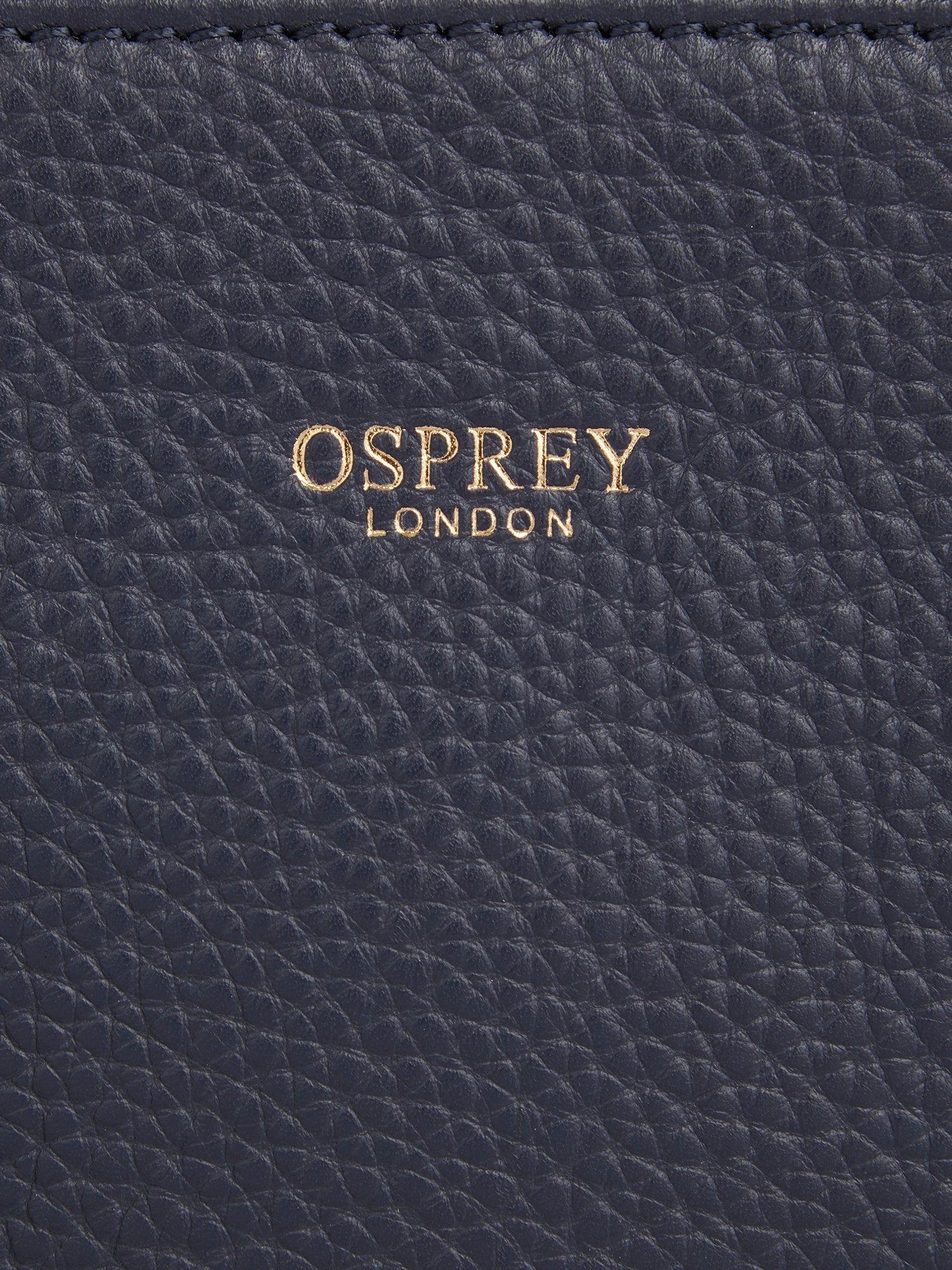 OSPREY LONDON Adaline leather workbag with gold hardware - British brand