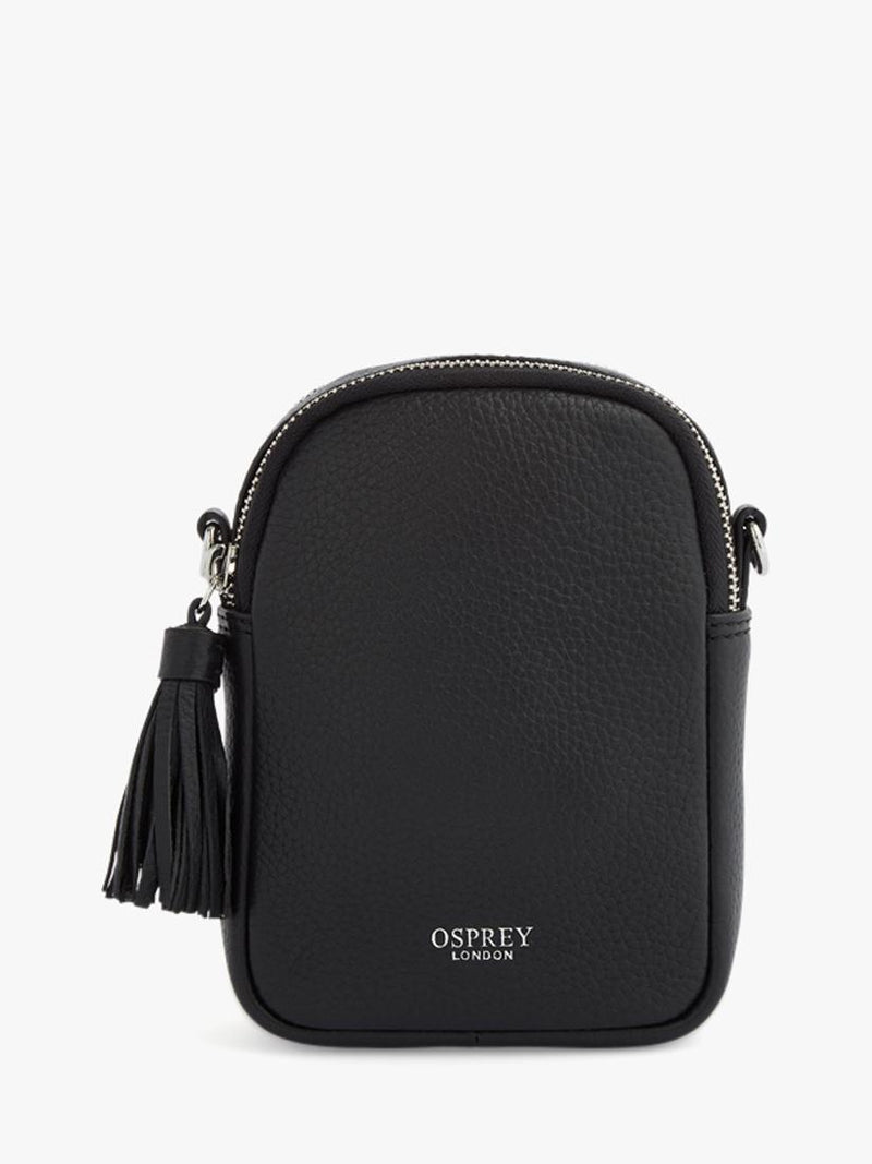 OSPREY LONDON Stella leather phone bag crossbody - British product
