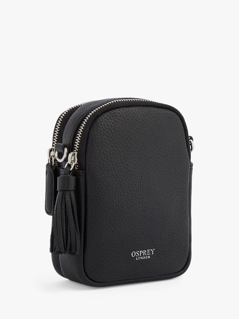 OSPREY LONDON Stella leather phone bag crossbody - British product