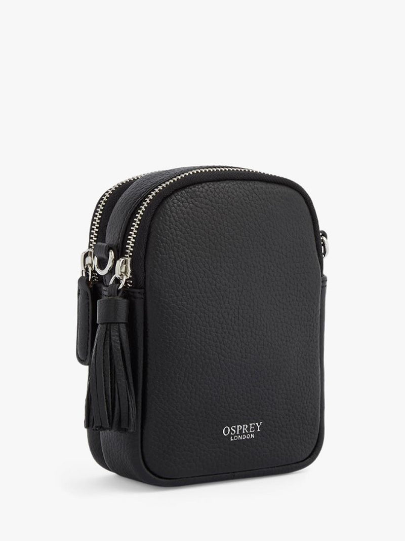 OSPREY LONDON Stella leather phone bag crossbody - British product