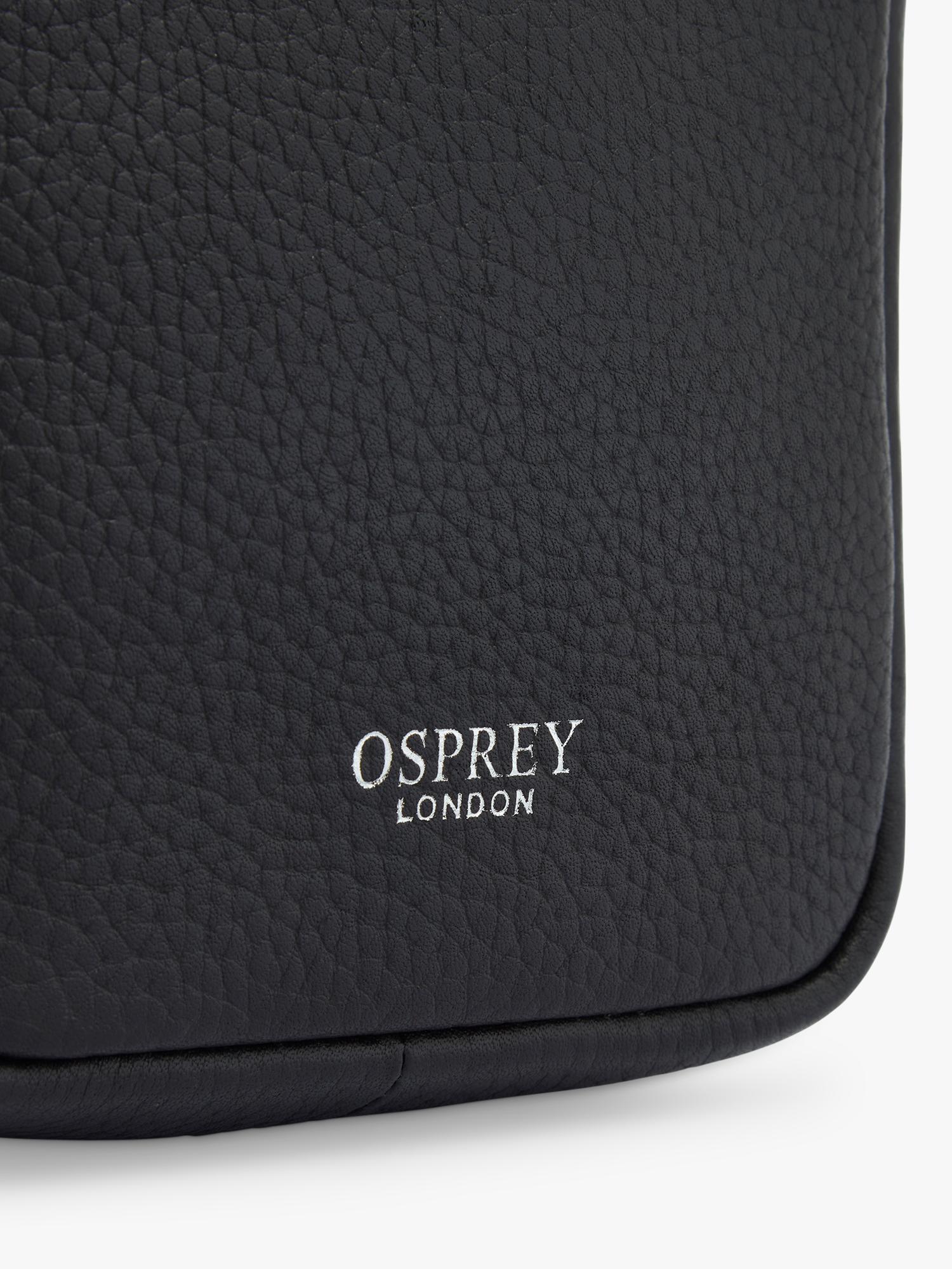 OSPREY LONDON Stella leather phone bag crossbody - British product