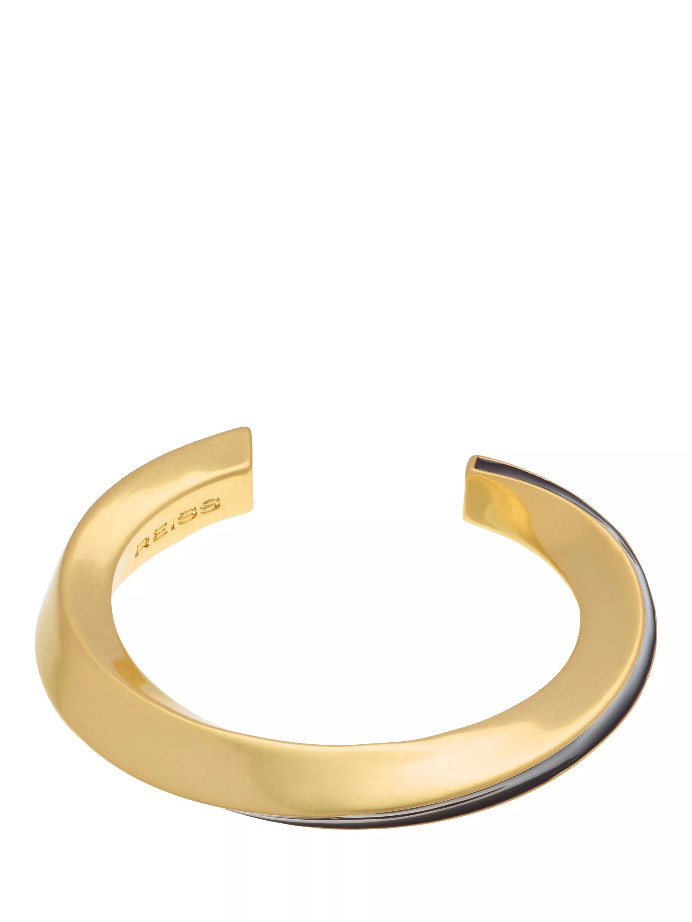 Reiss Thea Twist Enamel Cuff, imported from the UK