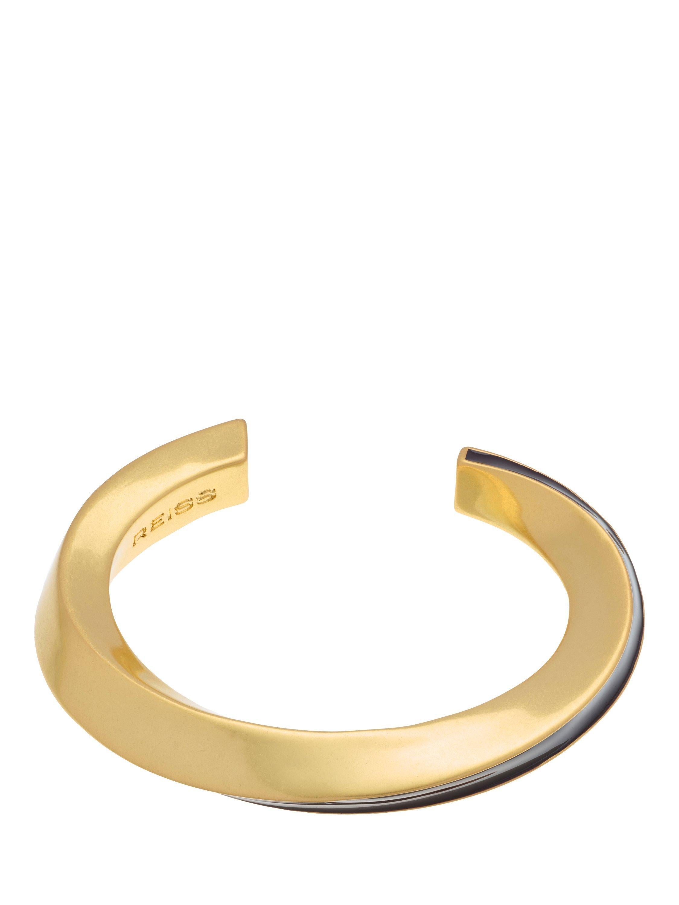 Reiss Thea Twist Enamel Cuff, imported from the UK