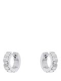 Reiss Liza Linear Crystal Huggie Hoop Earrings gold tone (British brand)