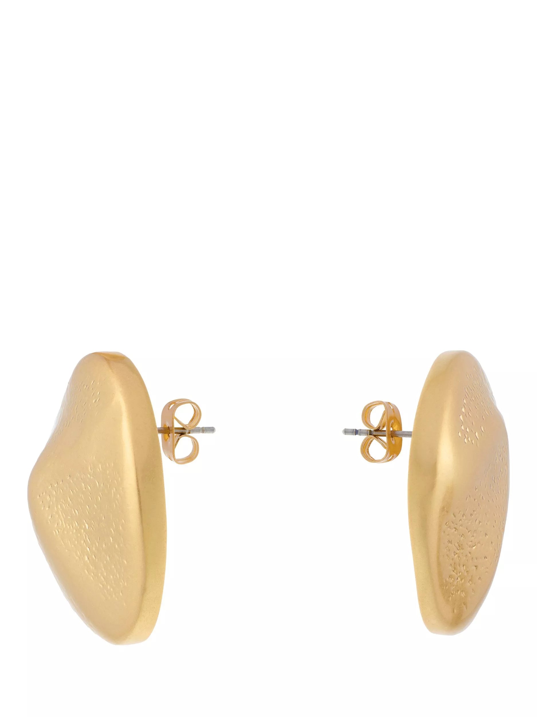 Reiss Pernilla Textured Earrings Gold (British brand)
