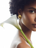 Reiss Pernilla Textured Earrings Gold (British brand)