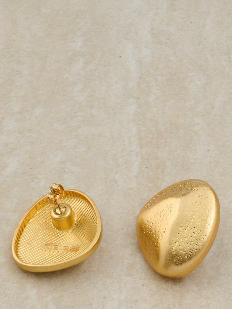 Reiss Pernilla Textured Earrings Gold (British brand)