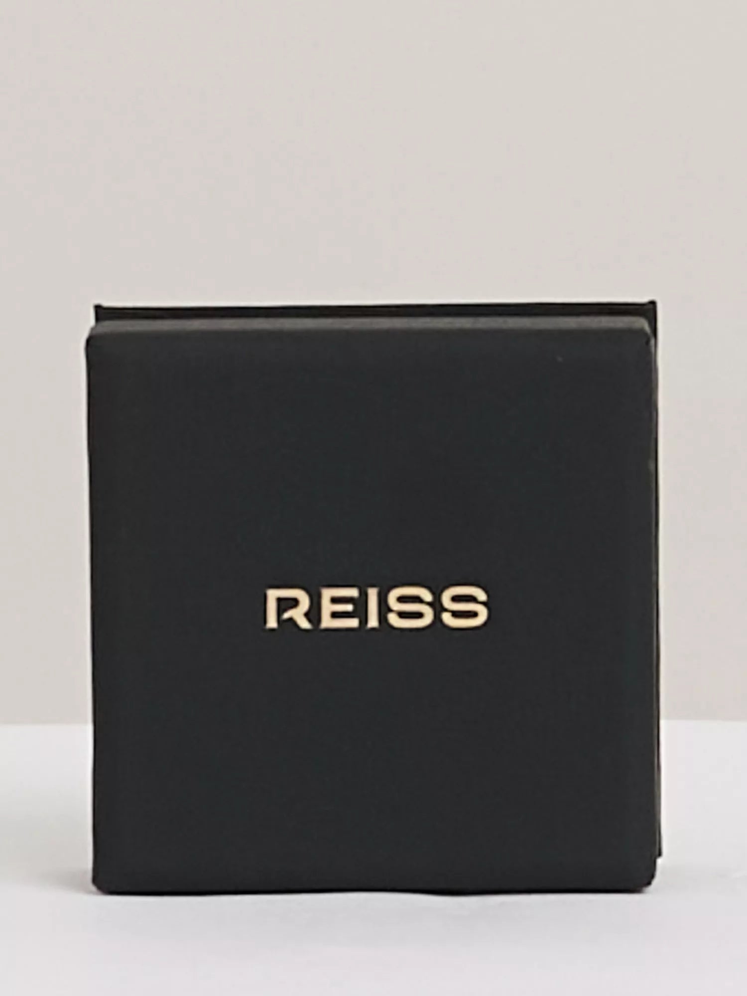 Reiss Thalia Twist Enamel hoop earrings gold tone - British product