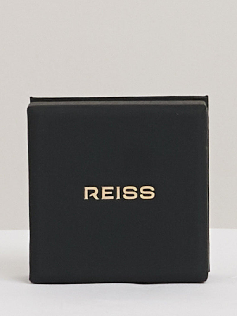 Reiss Perdita Textured Long Pendant Necklace, Gold, UK version
