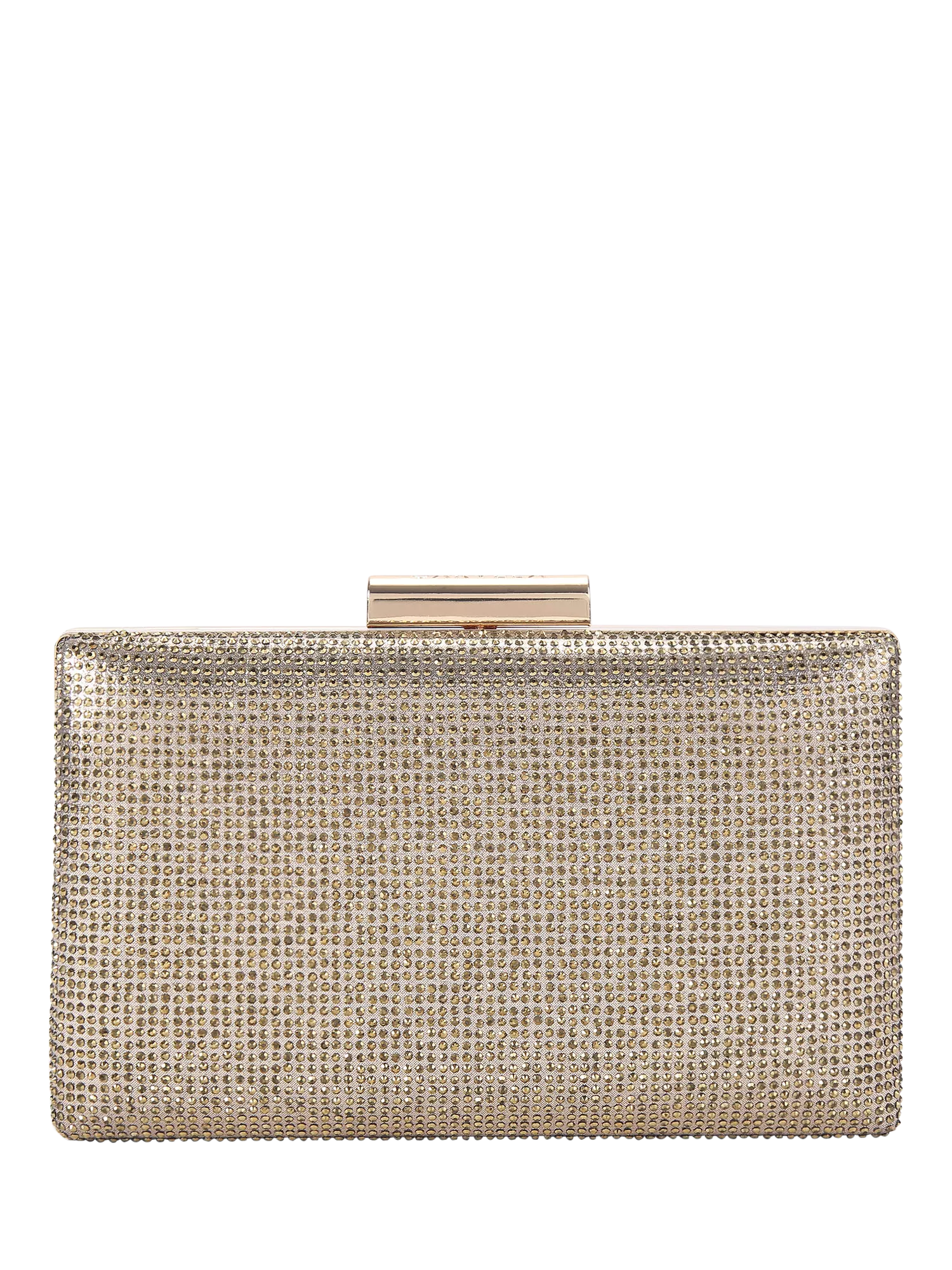 Carvela Aintree embellished clutch bag gold (British brand)