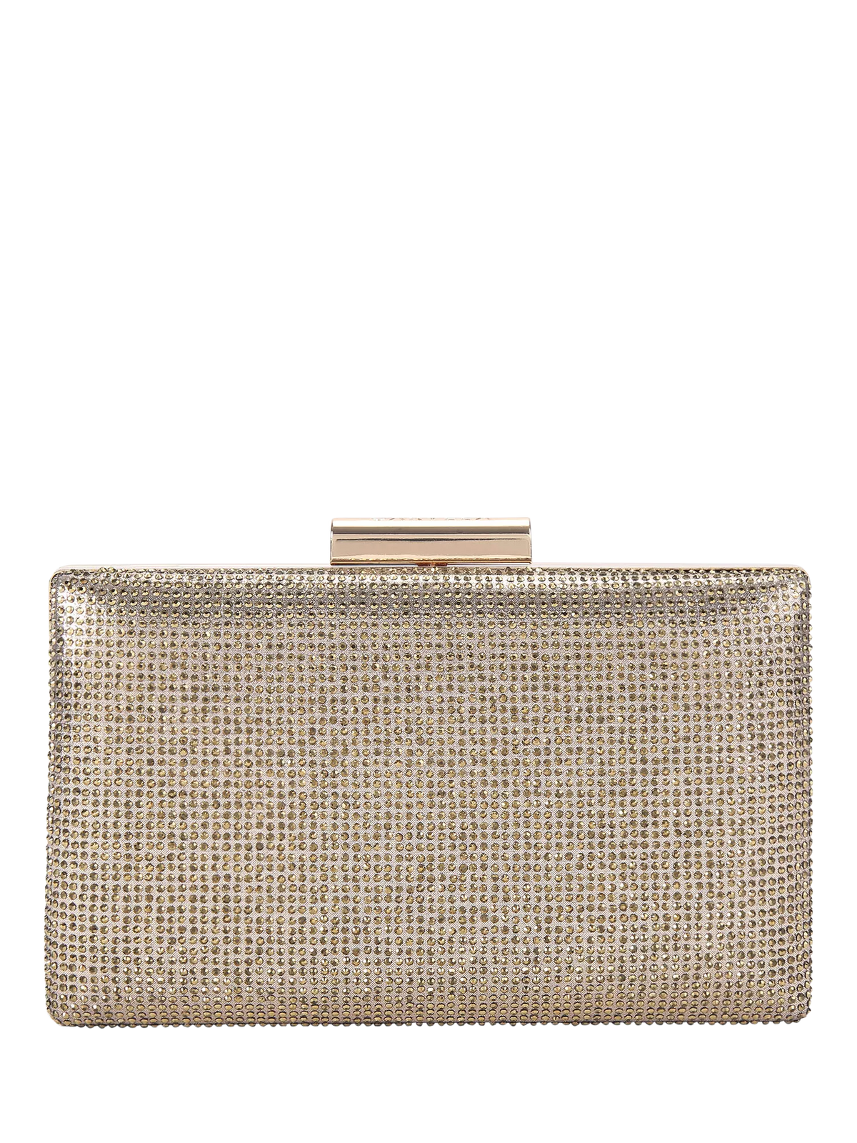 Carvela Aintree embellished clutch bag gold (British brand)