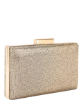 Carvela Aintree embellished clutch bag gold (British brand)