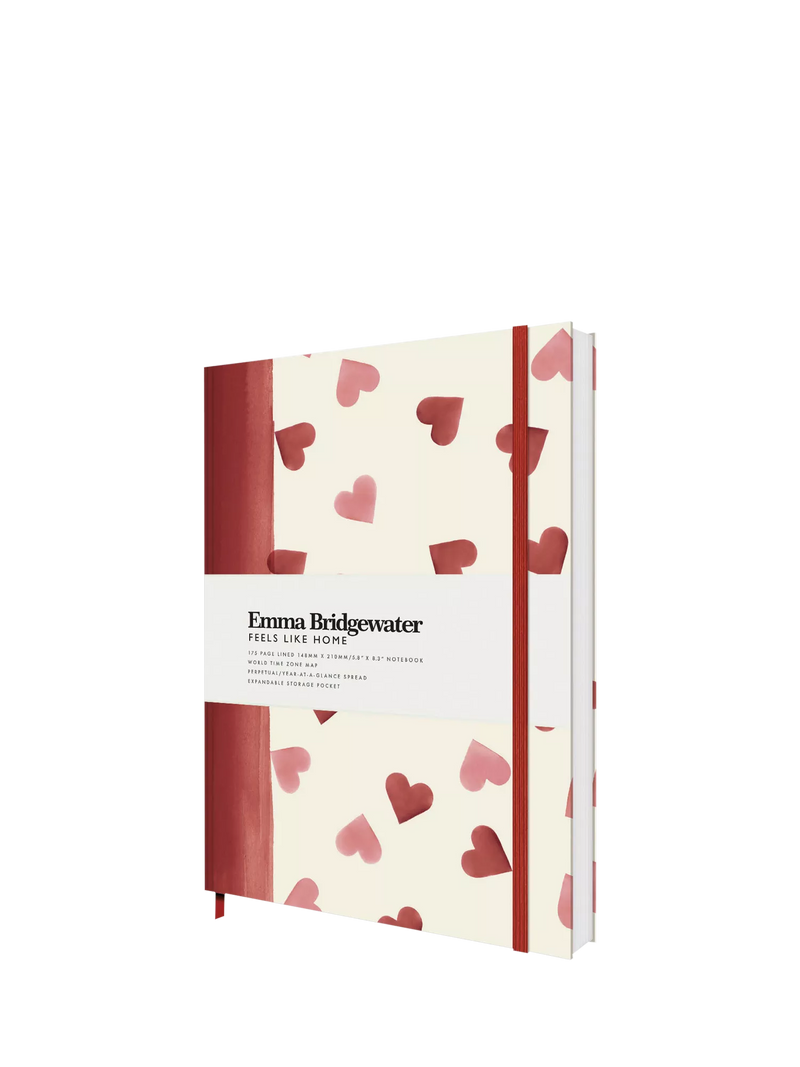 Emma Bridgewater notebook Hearts A5 (British brand)
