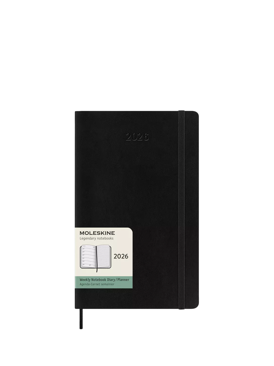 Moleskine Weekly Diary 2026 Large Black - British product
