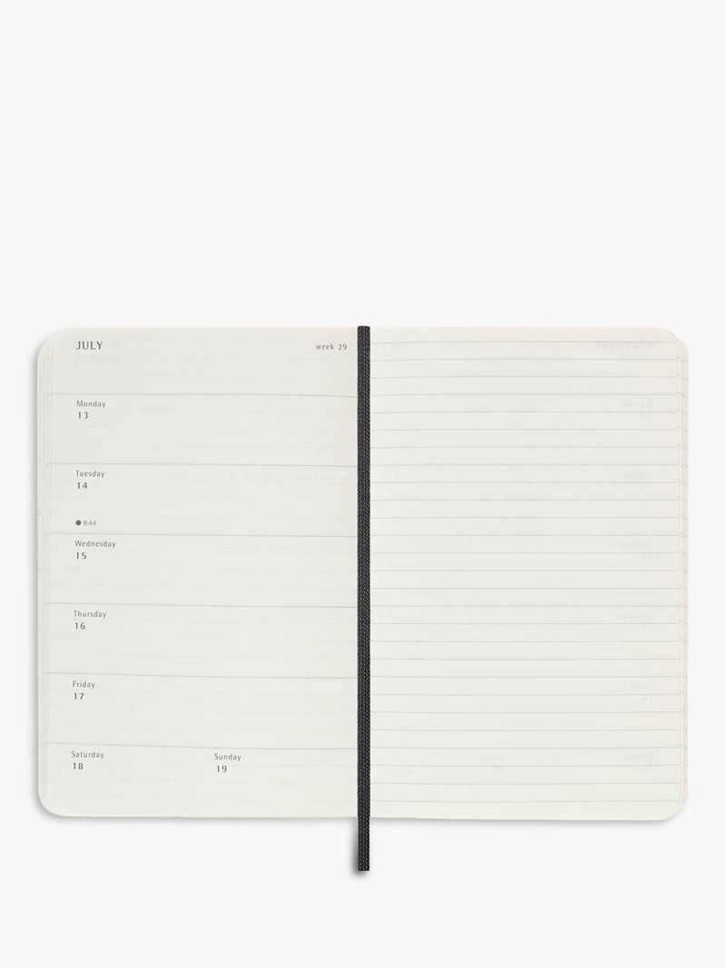 Moleskine pocket weekly diary 2026 black (British brand)