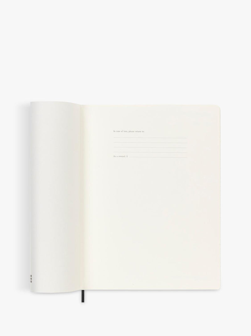 Moleskine XL weekly diary black 2026 planner, UK version