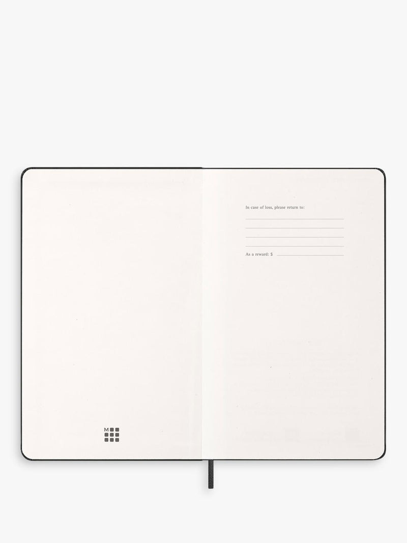 Moleskine large weekly diary 2026 black - British product