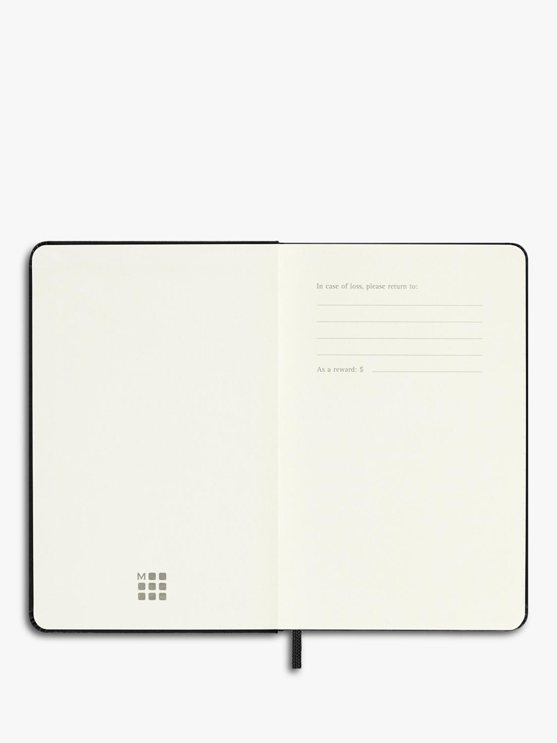 Moleskine pocket weekly diary black pocket size (British brand)
