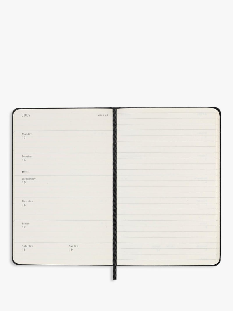 Moleskine pocket weekly diary black pocket size (British brand)