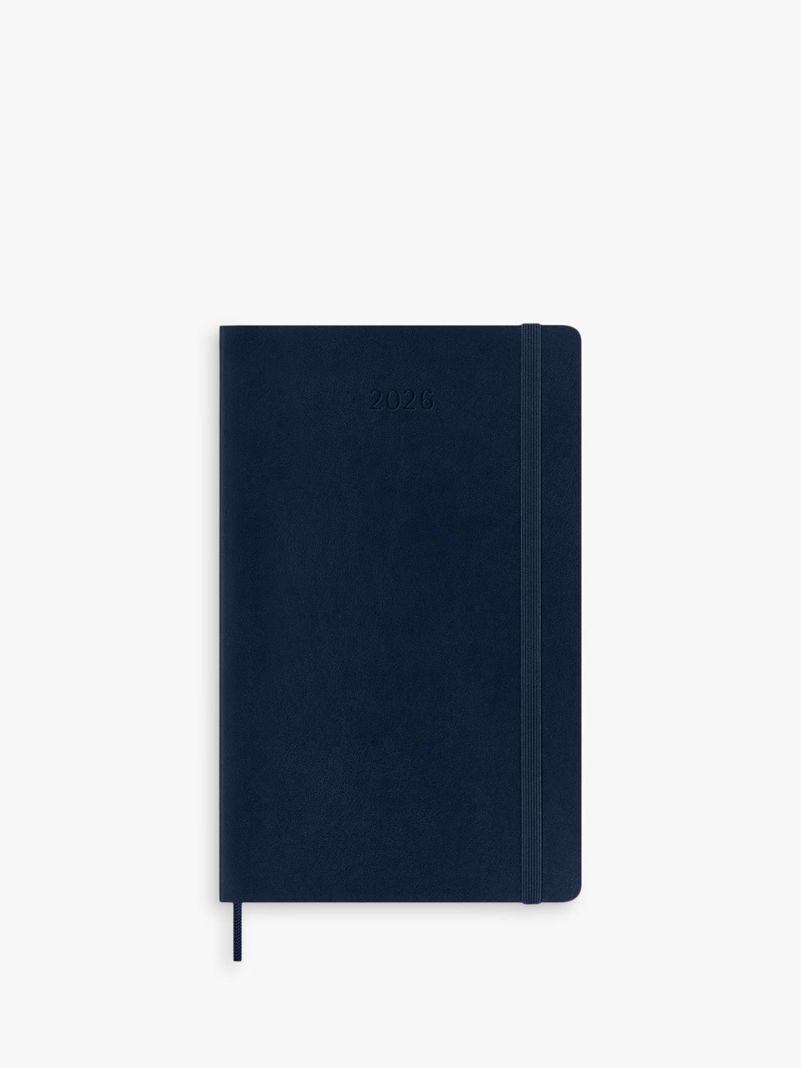 Moleskine weekly diary 2026 large saphire blue (British brand)