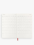 Moleskine Scarlet Red Weekly Diary 2026, imported from the UK