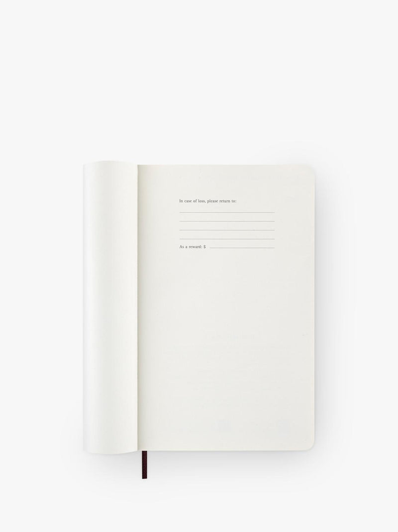 Moleskine Vegea Python 2026 diary 21x13cm Mamba Bordeaux (British brand)