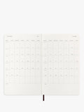 Moleskine Vegea Python 2026 diary 21x13cm Mamba Bordeaux (British brand)