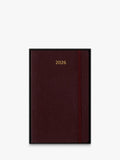 Moleskine Vegea Python 2026 diary 21x13cm Mamba Bordeaux (British brand)