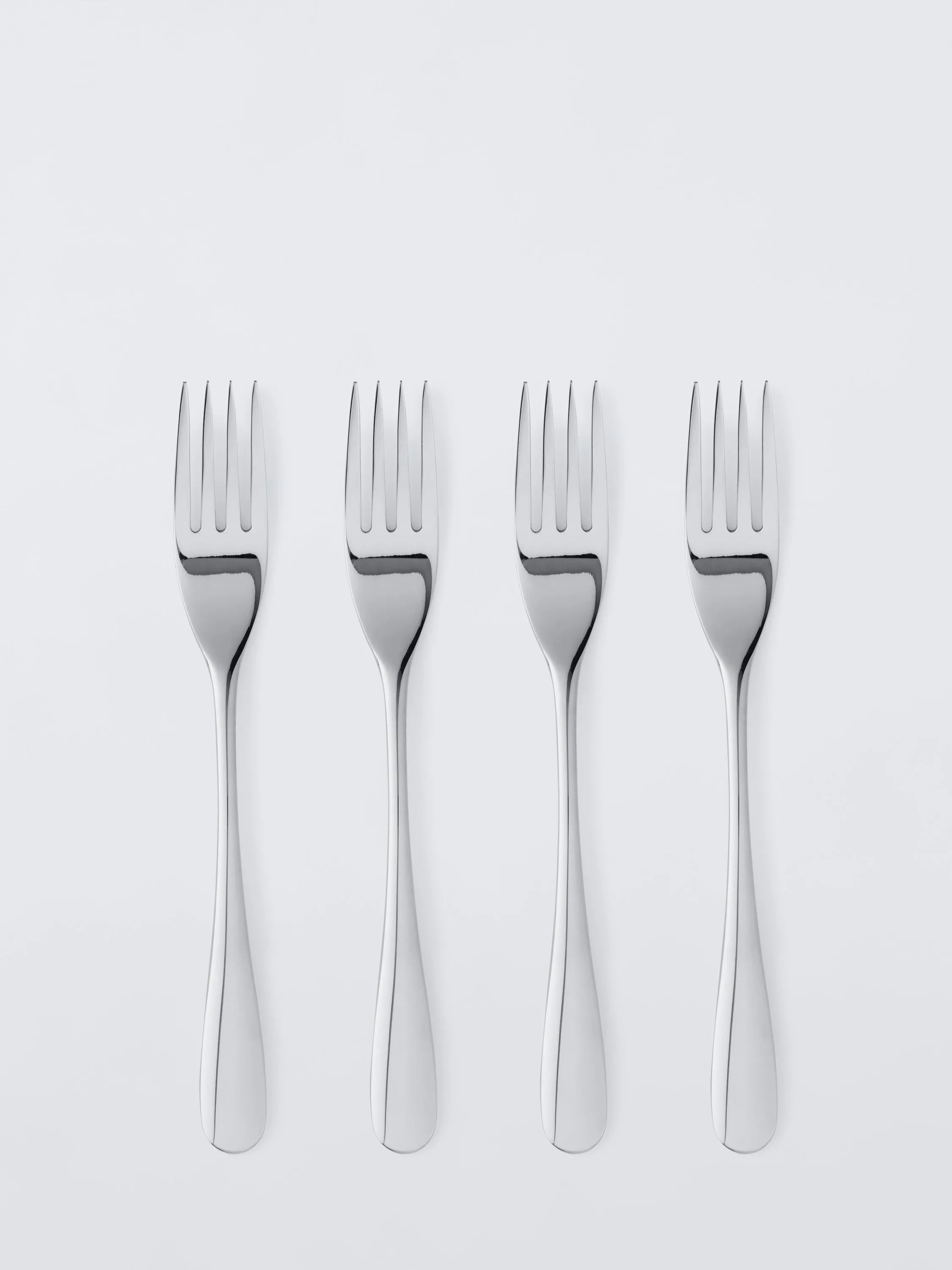 John Lewis Brook stainless steel table forks set of 4, imported from the UK