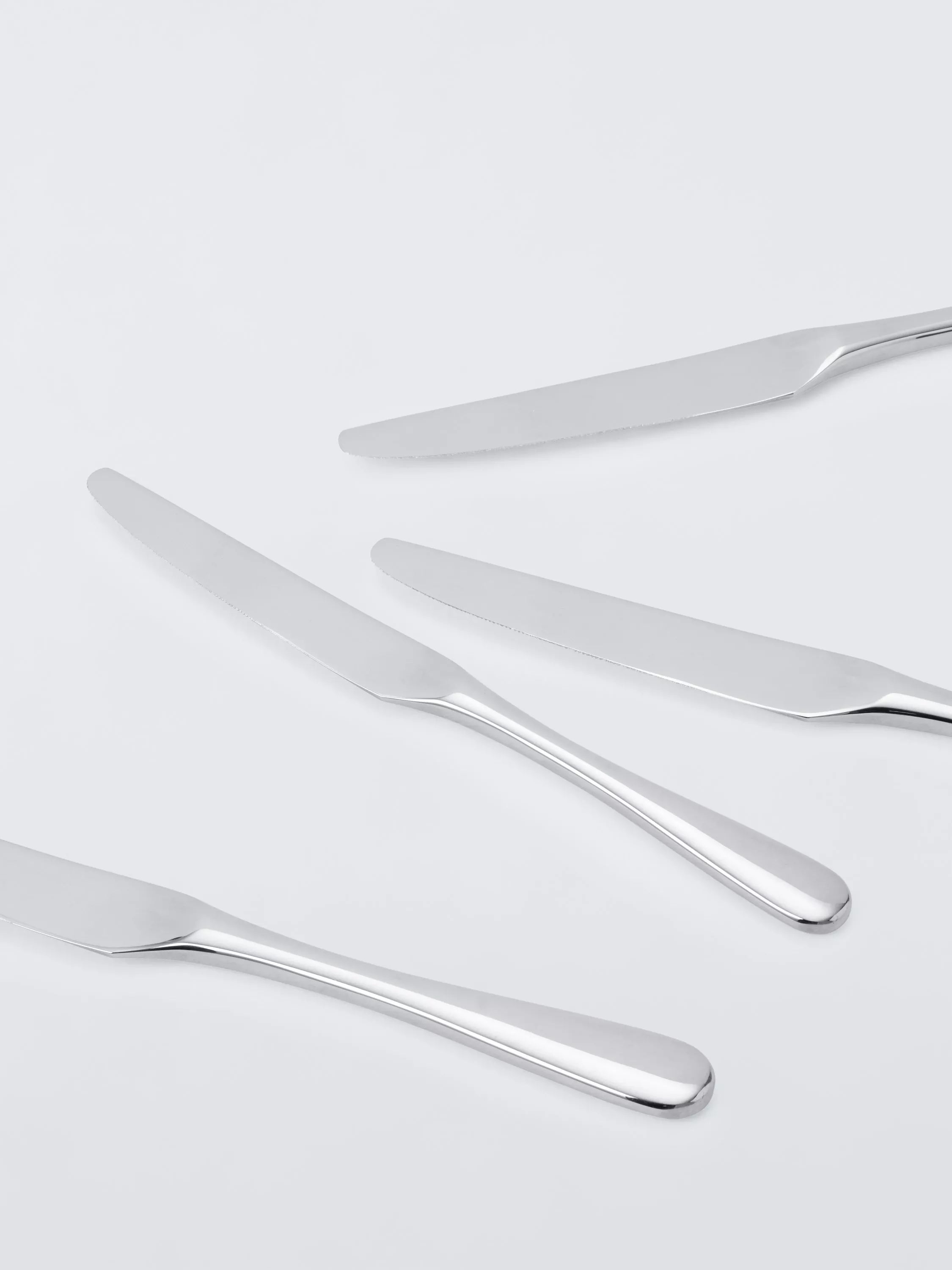 John Lewis Brook stainless steel table knives set of 4 (British brand)