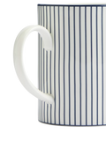 Wedgwood Gio Pinstripe bone china mug 380ml, imported from the UK