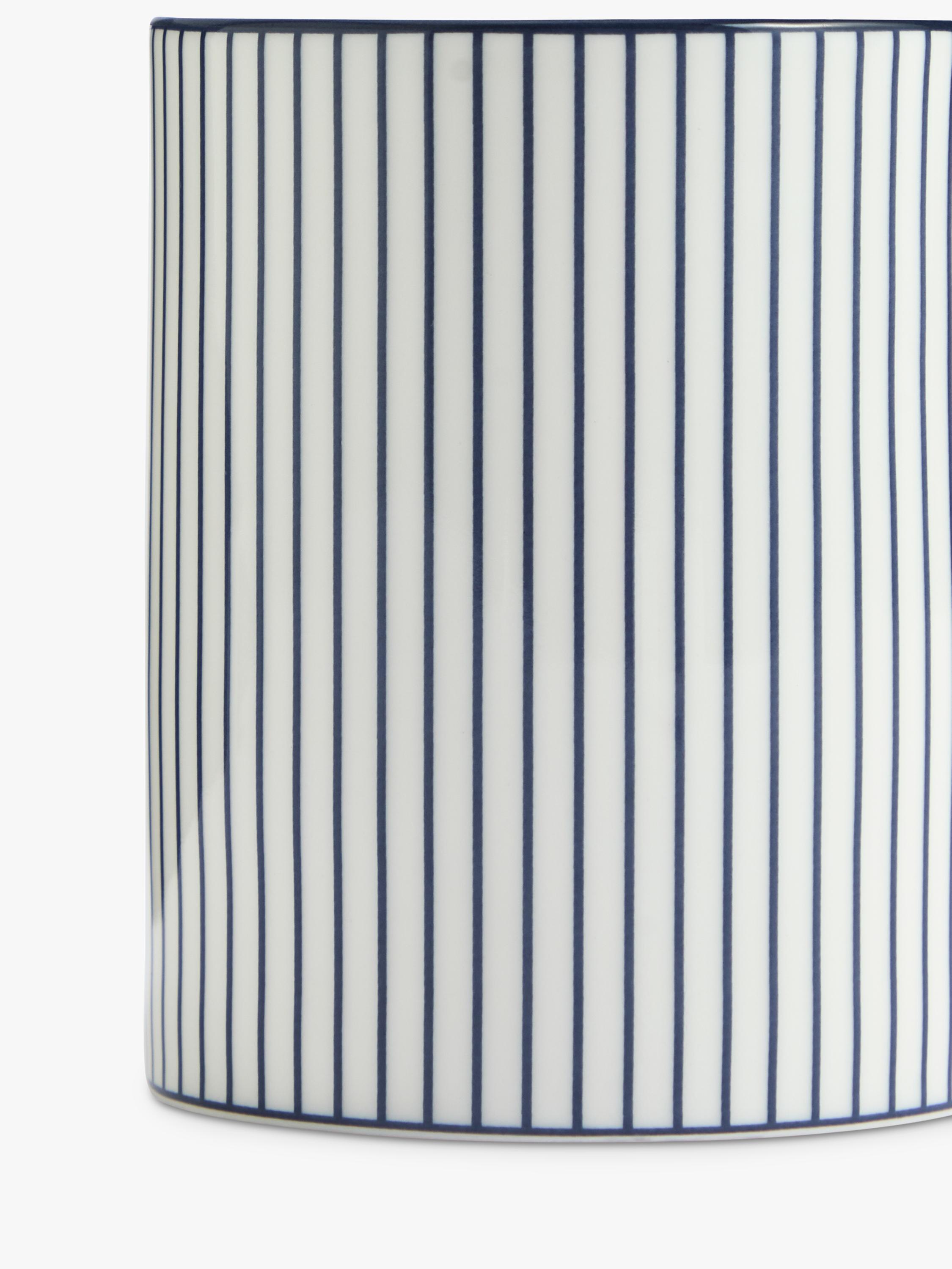 Wedgwood Gio Pinstripe bone china mug 380ml, imported from the UK