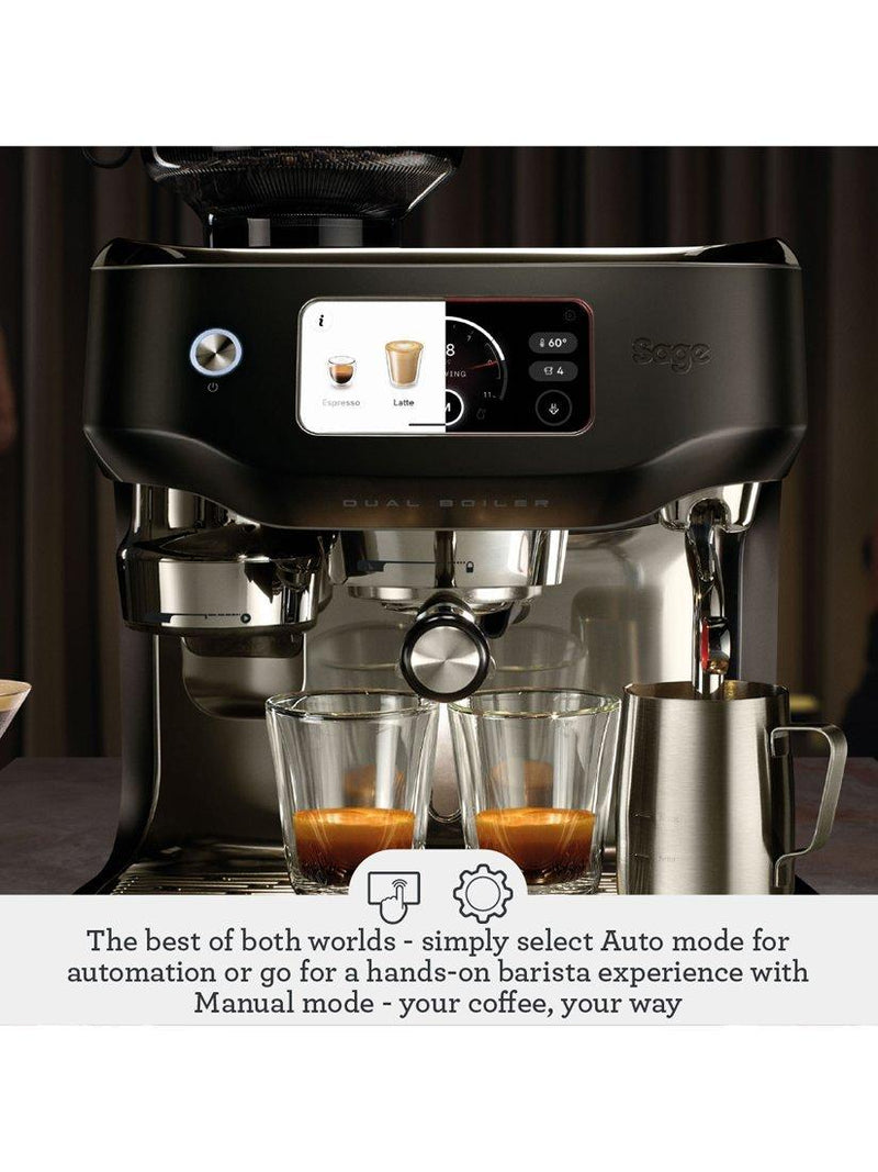 Sage Oracle Dual Boiler coffee machine - British product