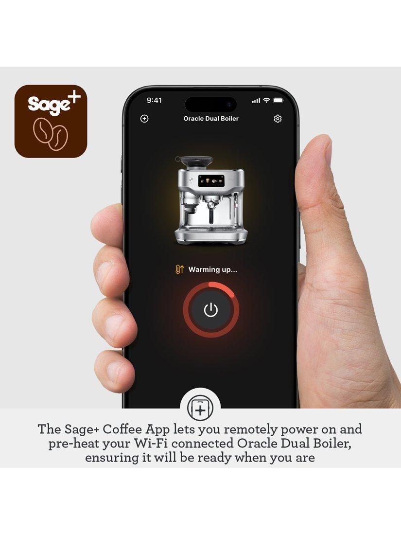 Sage Oracle Dual Boiler coffee machine - British product