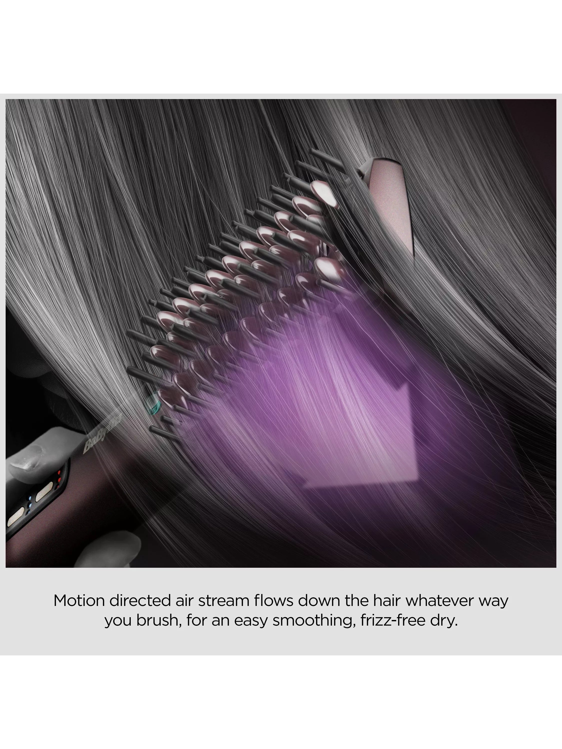 BaByliss Air Power Hair Styler Purple (British brand)