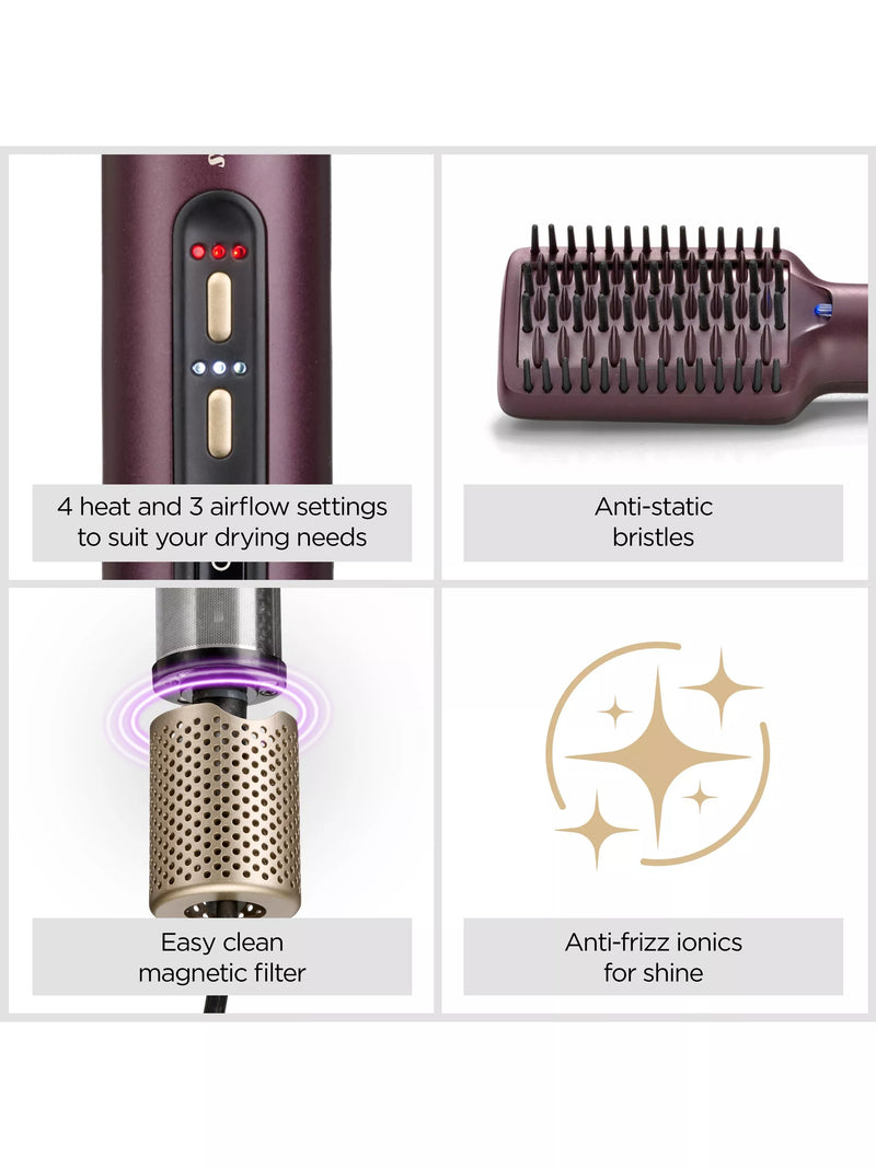 BaByliss Air Power Hair Styler Purple (British brand)