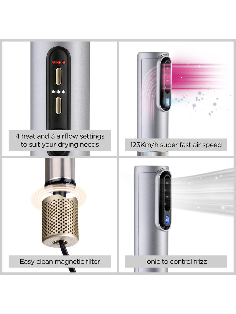 BaByliss Air Wand Limited Edition hair dryer, imported from the UK