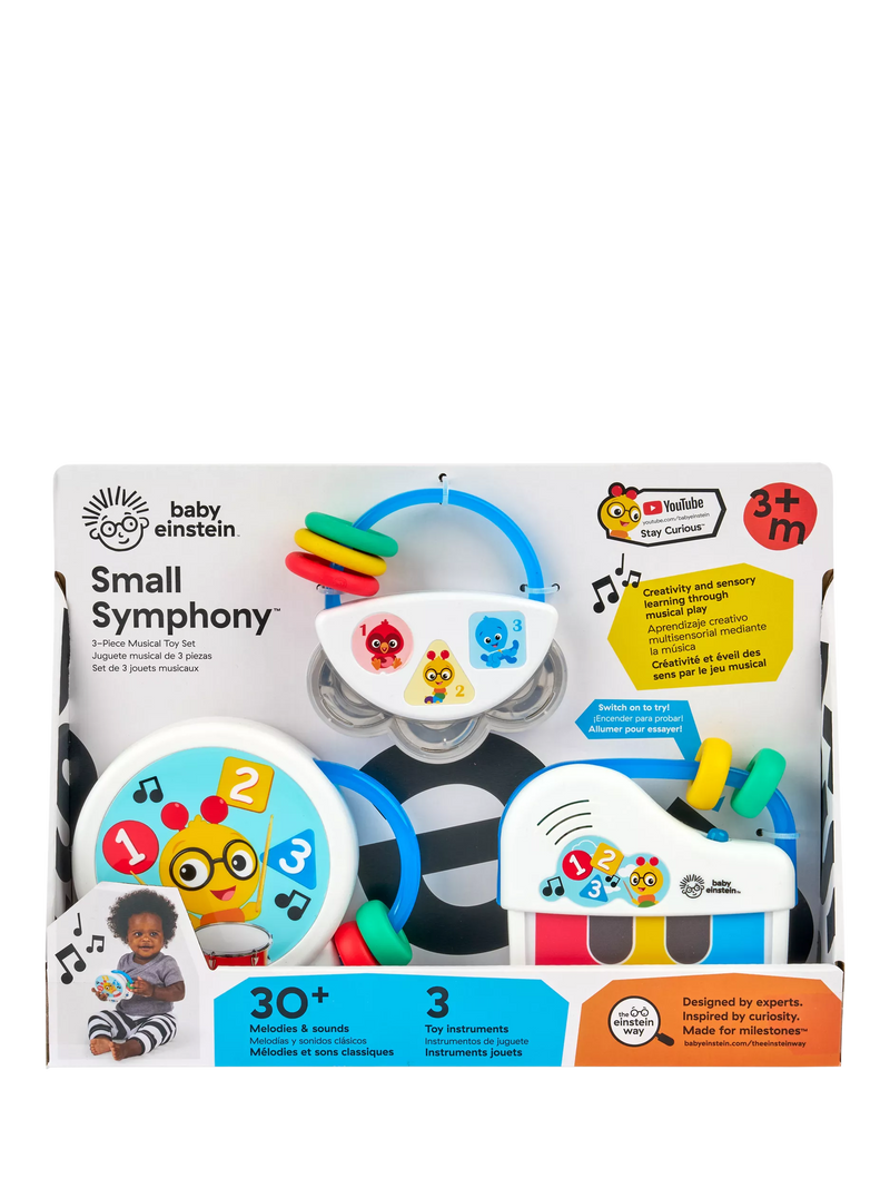 Baby Einstein musical toy set with piano drum and tambourine, UK version