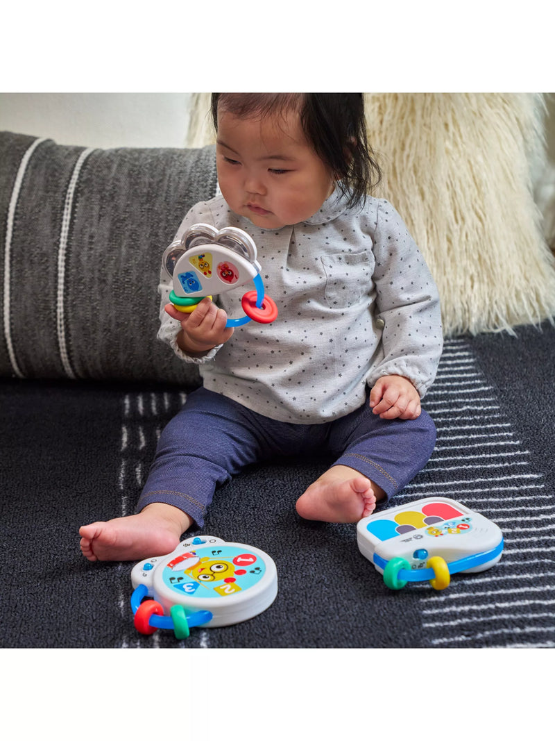 Baby Einstein musical toy set with piano drum and tambourine, UK version