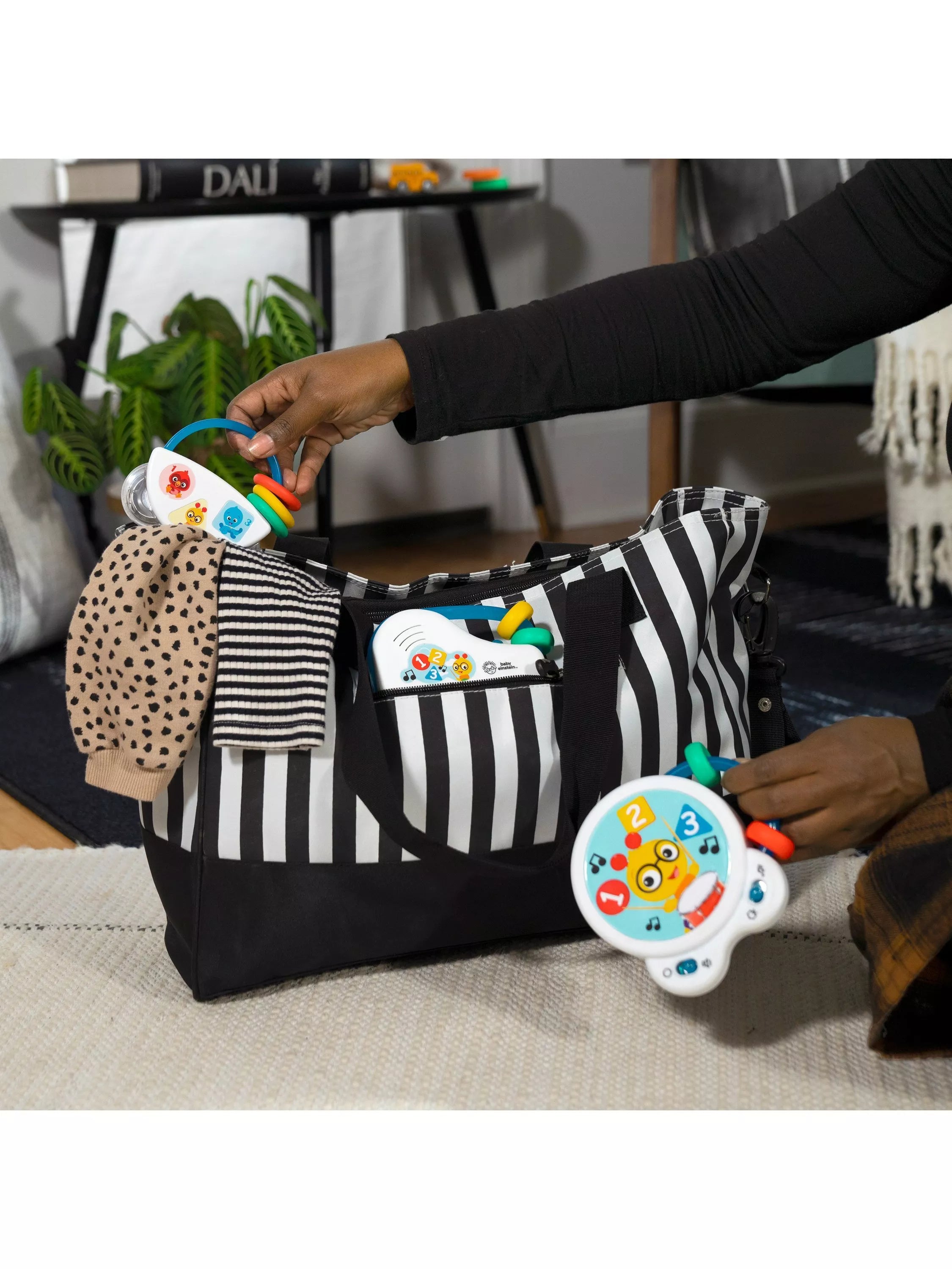 Baby Einstein musical toy set with piano drum and tambourine, UK version