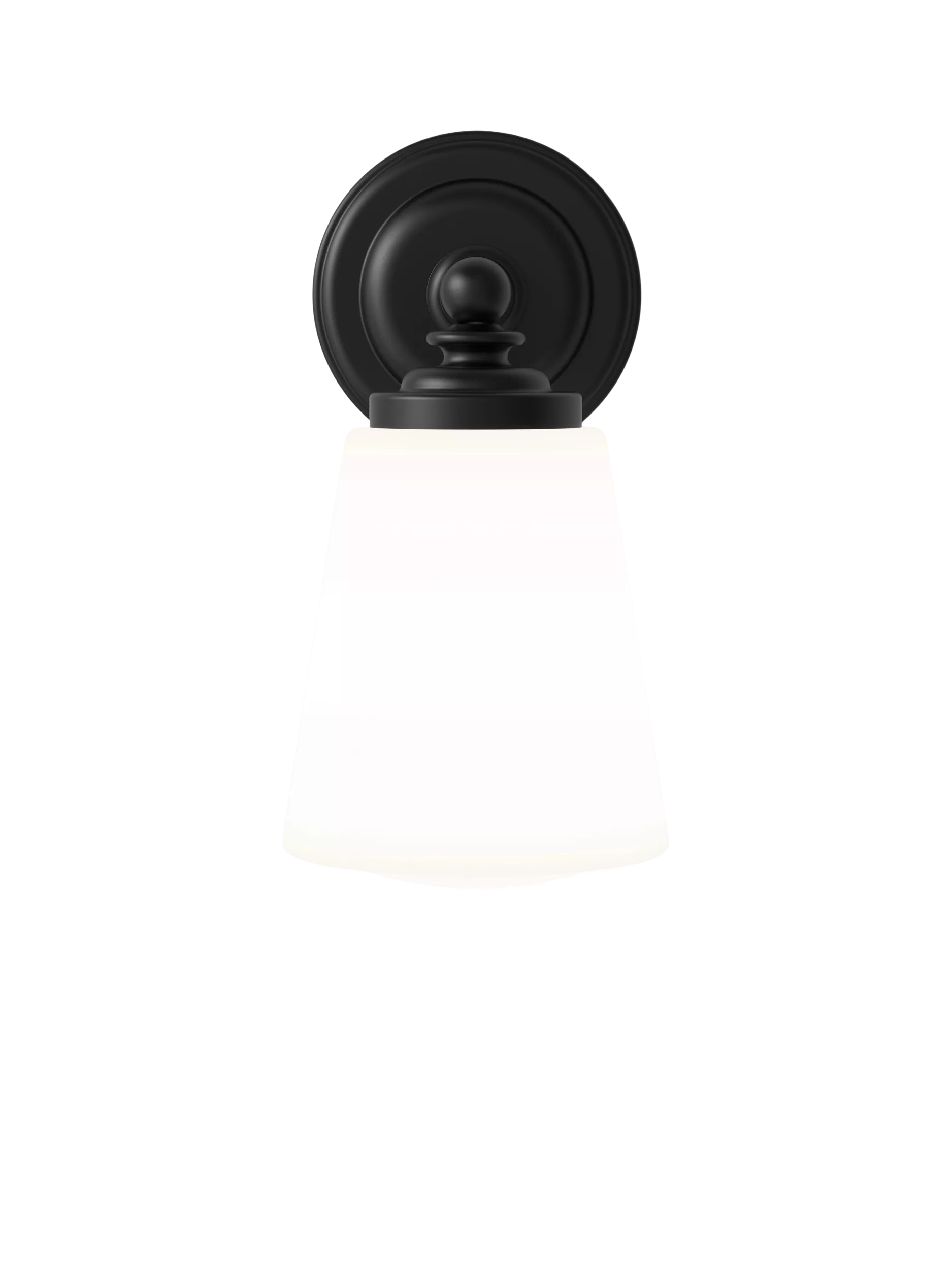 Astro Anton black bathroom wall light (British brand)