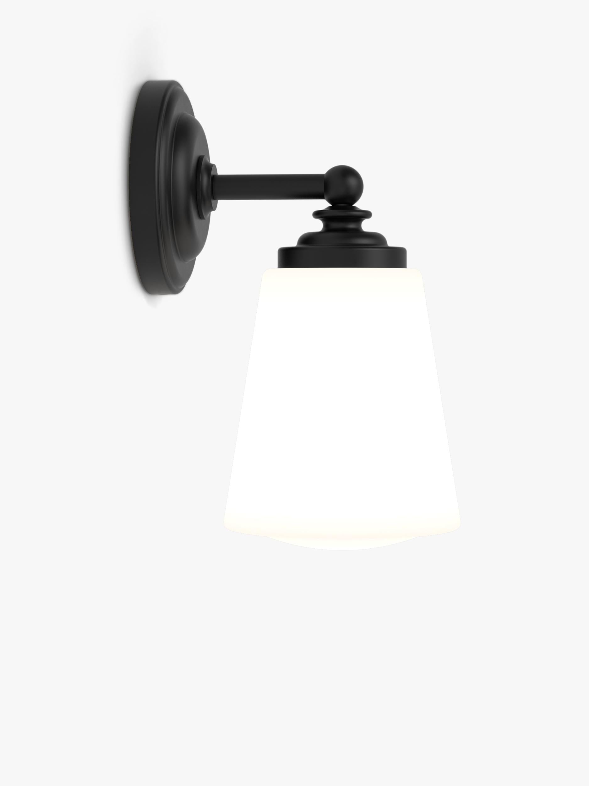 Astro Anton black bathroom wall light (British brand)