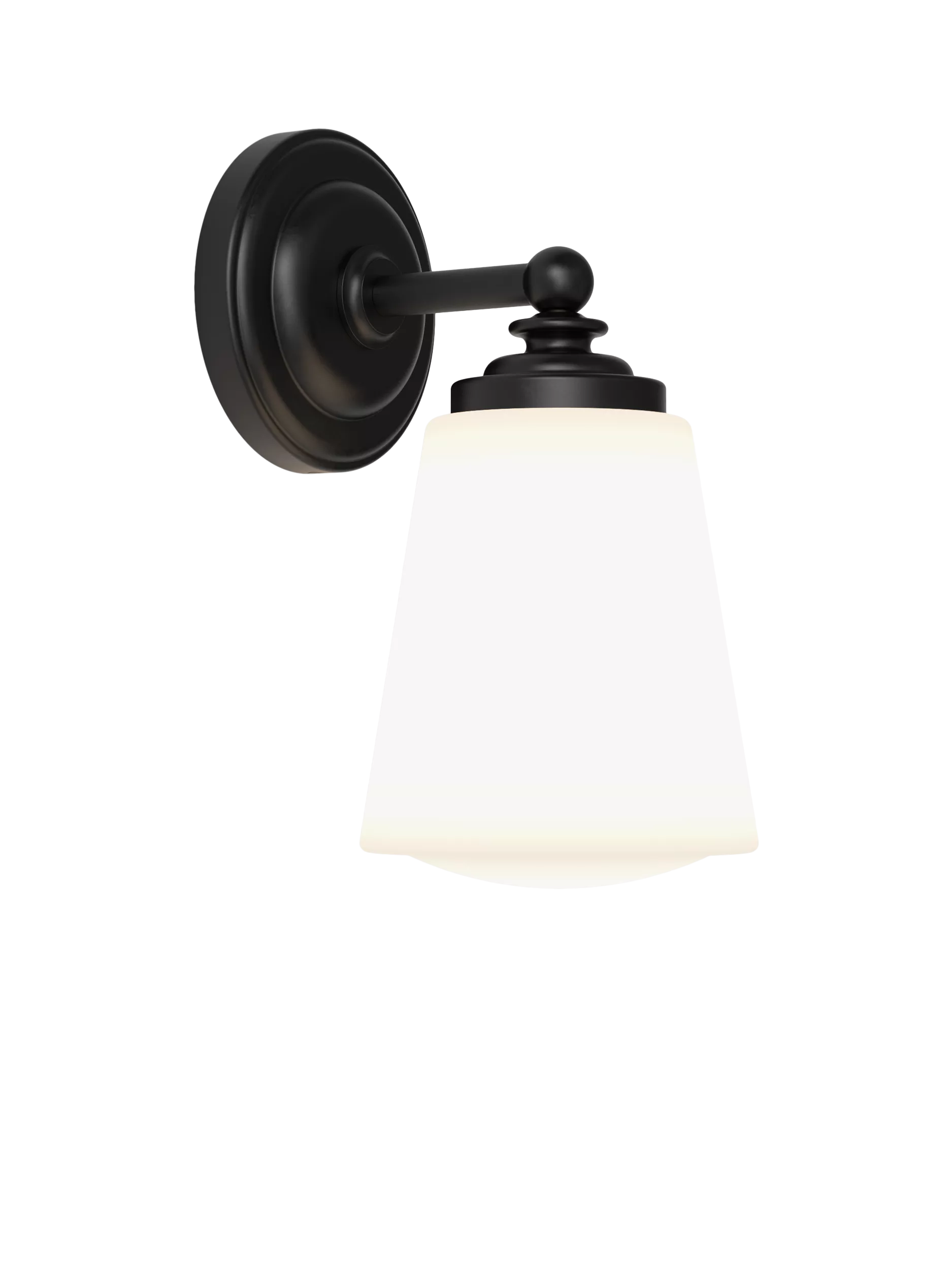 Astro Anton black bathroom wall light (British brand)