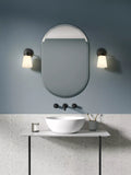 Astro Anton black bathroom wall light (British brand)