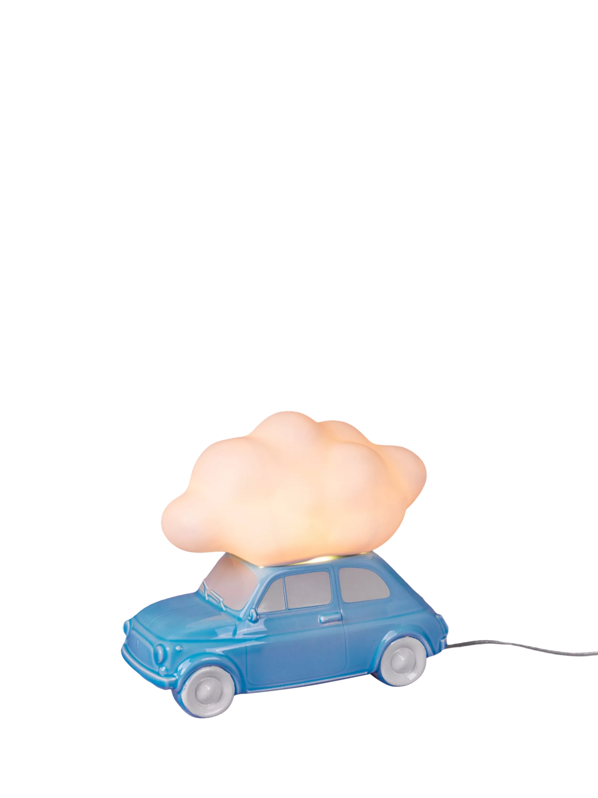 Seletti Nuvola Fiat 500 table lamp teal blue, UK version
