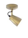 Astro Juno brass ceiling spotlight, imported from the UK