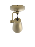 Astro Juno brass ceiling spotlight, imported from the UK