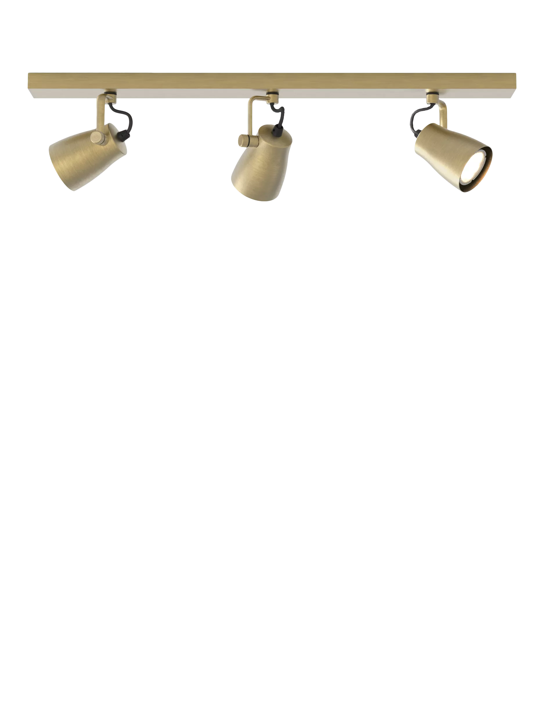 Astro Juno 3 spotlight ceiling bar metallic brass (British brand)